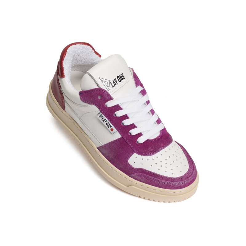 DUBAI W Blanc Violet, Sneakers basses Play One