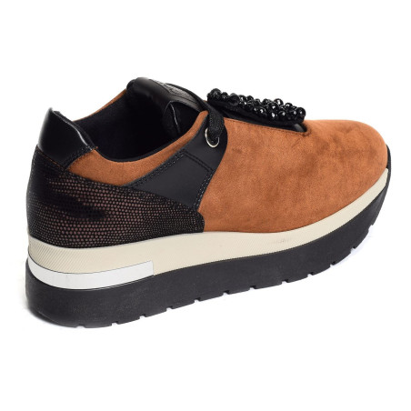 9B4857 Camel, Sneakers basses Comart