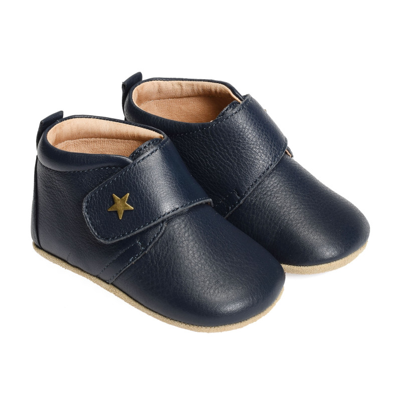 BABY STAR Marine, Chaussures à Scratch Bisgaard