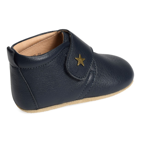 BABY STAR Marine, Chaussures à Scratch Bisgaard