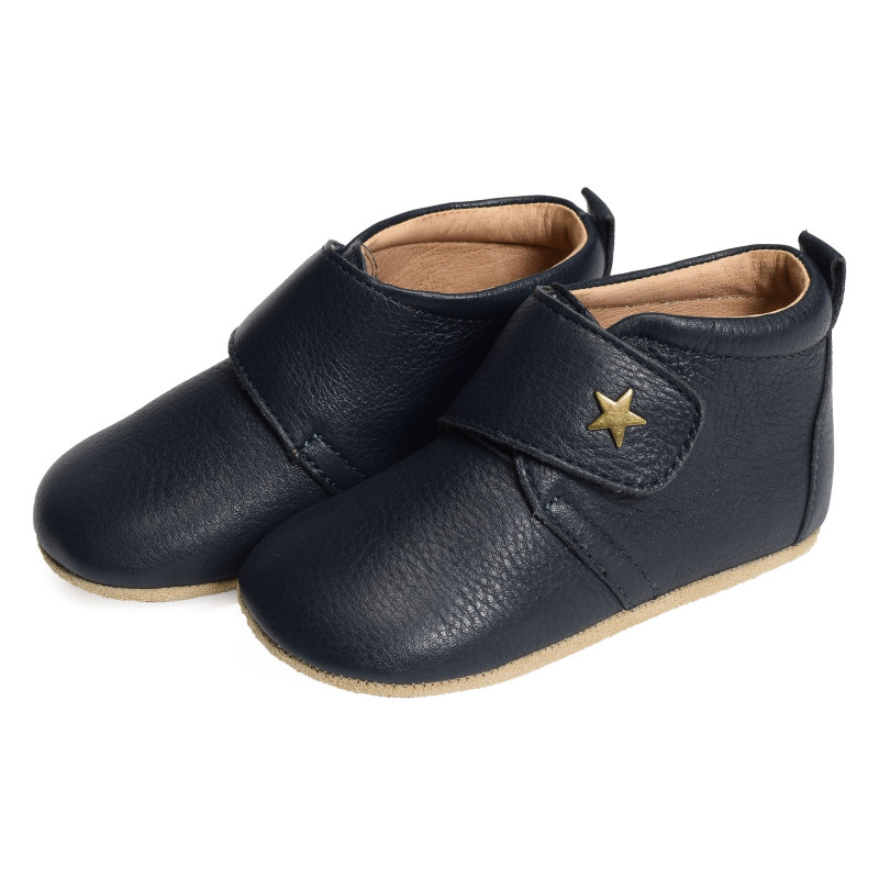 BABY STAR Marine, Chaussures à Scratch Bisgaard