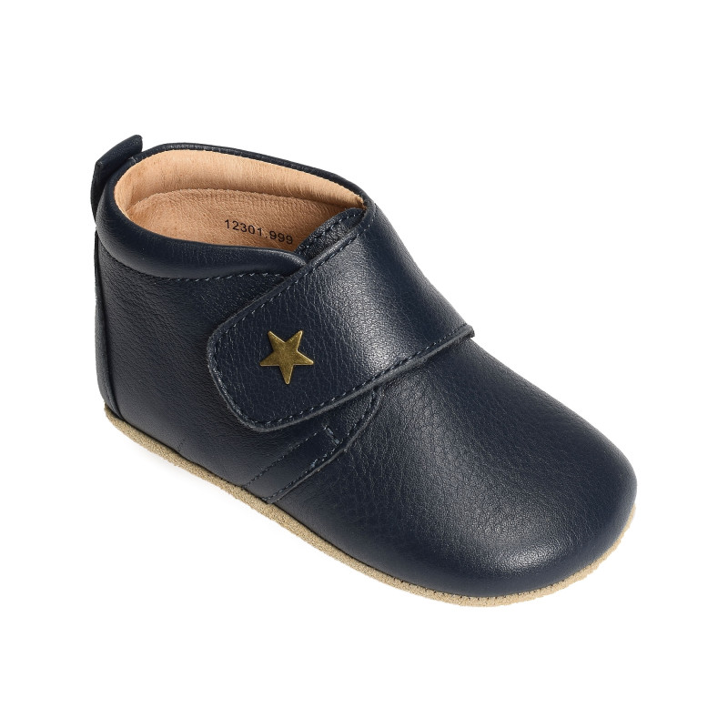 BABY STAR Marine, Chaussures à Scratch Bisgaard