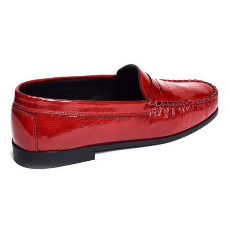 MOZARD Verni Rouge, Mocassins Geo Reino