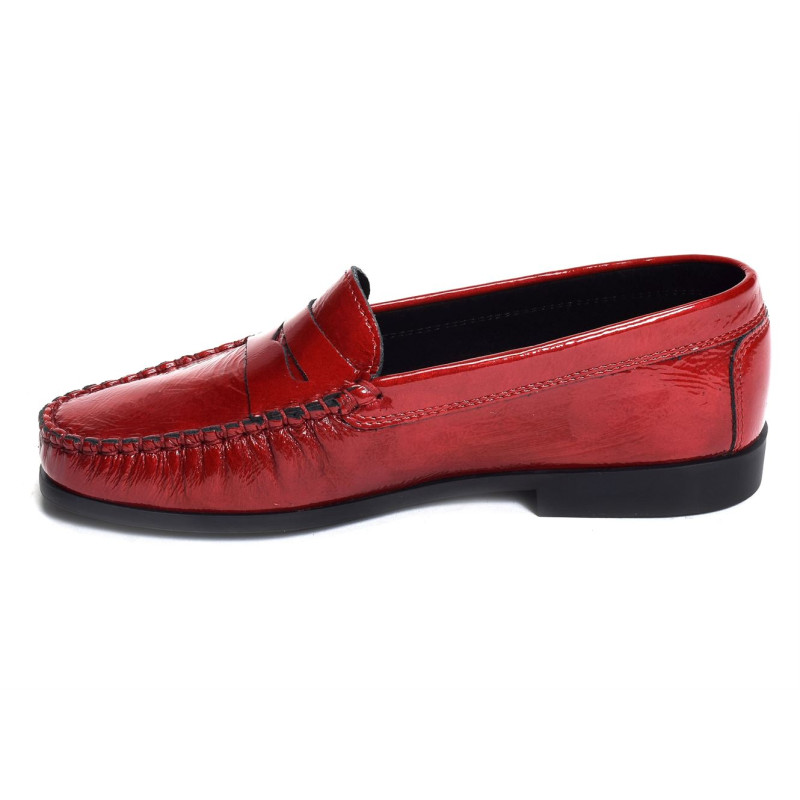 MOZARD Verni Rouge, Mocassins Geo Reino