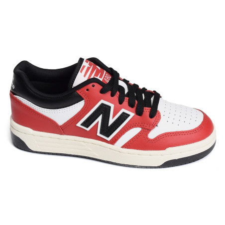 GSB480 Rouge Blanc, Sneakers basses New Balance