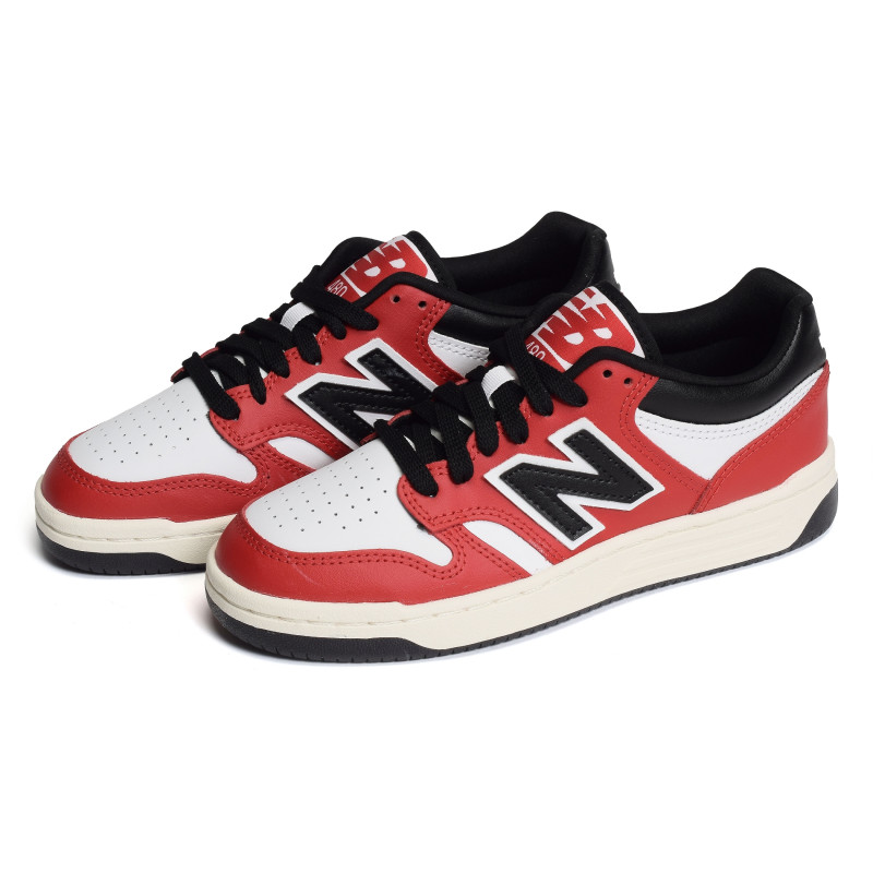 GSB480 Rouge Blanc, Sneakers basses New Balance