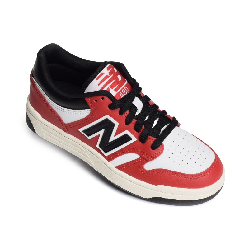 GSB480 Rouge Blanc, Sneakers basses New Balance