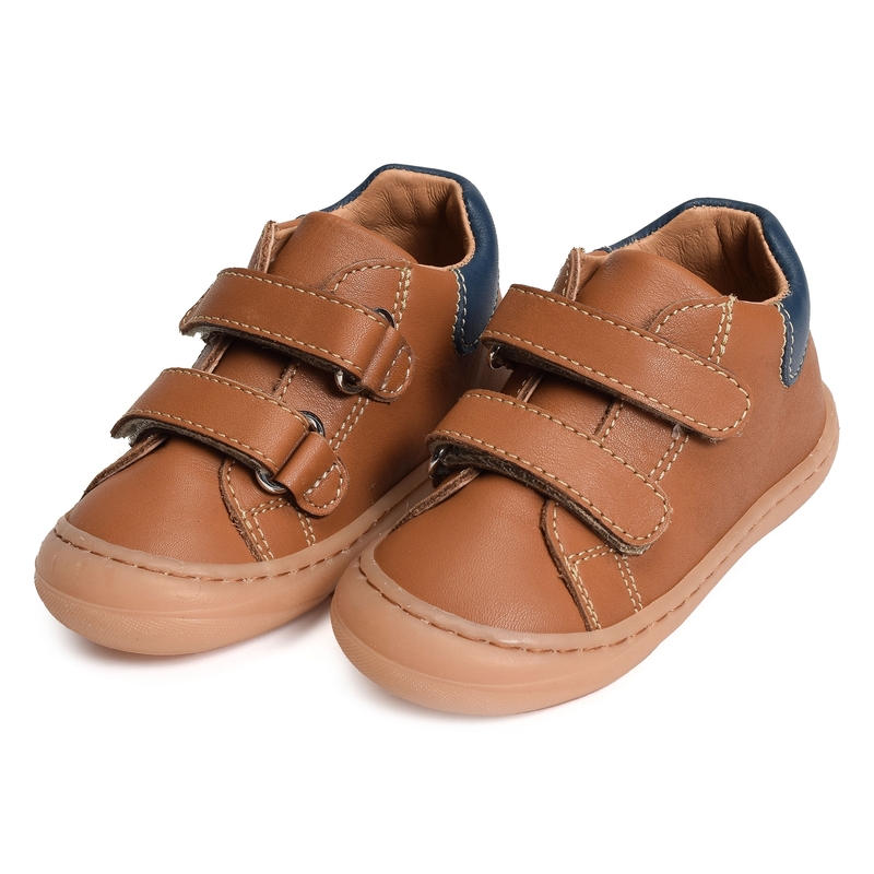 ARGO VELCRO Camel, Chaussures à Scratch Babybotte