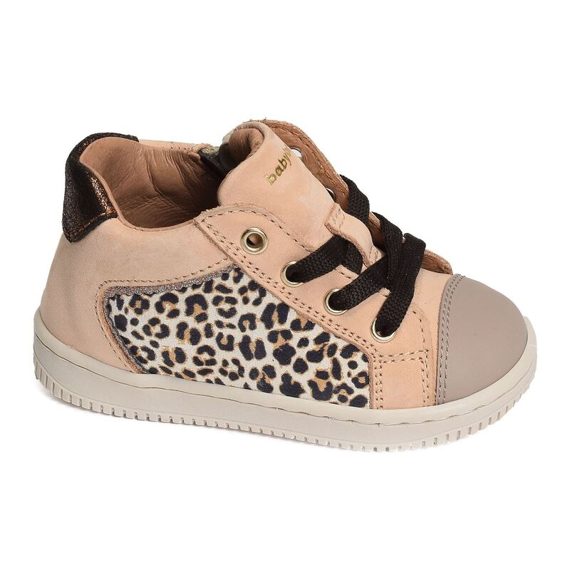 FRIDA ZIP Léopard, Chaussures à Lacets Babybotte