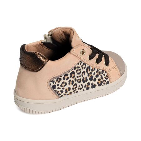 FRIDA ZIP Léopard, Chaussures à Lacets Babybotte