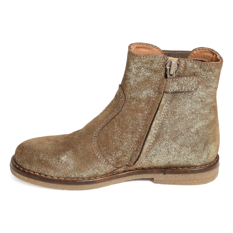 KAILLE Taupe Or, Chelsea boots Babybotte