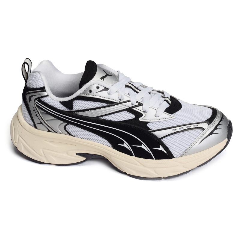 MORPHIC RETRO Blanc Noir, Baskets running Puma