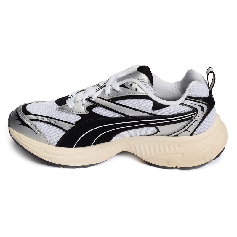 MORPHIC RETRO Blanc Noir, Baskets running Puma