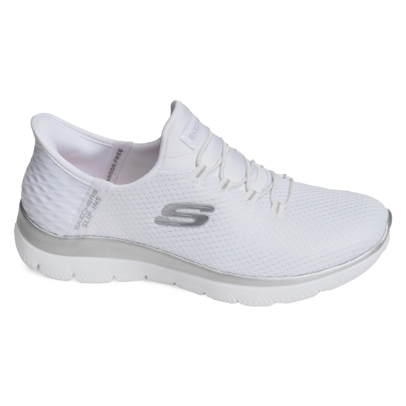 SUMMITS DIAMOND DREAM Blanc, Baskets running Skechers