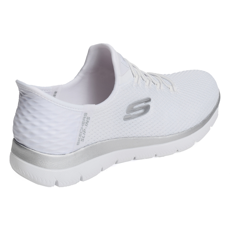 SUMMITS DIAMOND DREAM Blanc, Baskets running Skechers