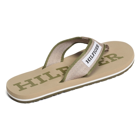 PATCH HILFIGER BEACH SANDAL 5024 Beige, Tongs Tommy Hilfiger