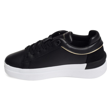 CORP WEBBING COURT SNEAKER 7387 Noir, Sneakers basses Tommy Hilfiger