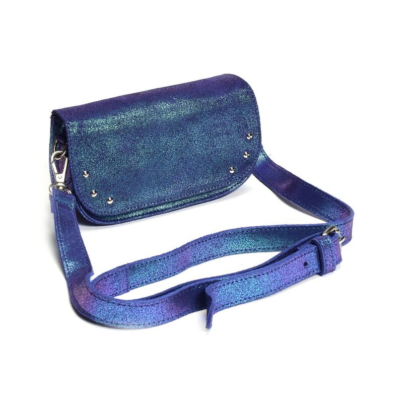 POCHETTE BANDOULIERE ALICE HE899 Bleu Multicolore, Sacs à bandoulière Charlay Stone