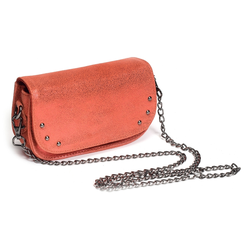 POCHETTE BANDOULIERE ALICE HE899 Corail, Sacs à bandoulière Charlay Stone