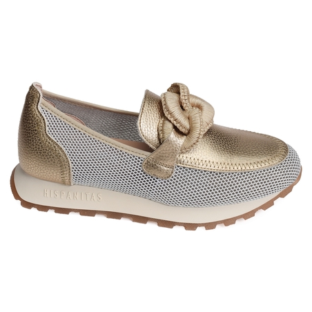 LOIRA 243270 Blanc Or, Mocassins Hispanitas