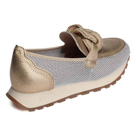 LOIRA 243270 Blanc Or, Mocassins Hispanitas