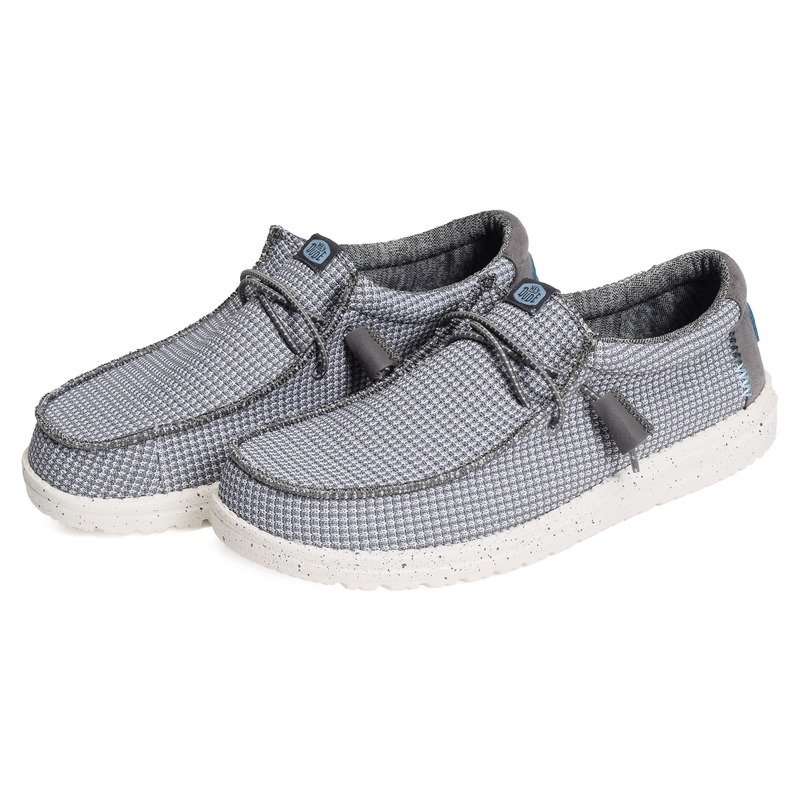 WALLY SPORT MESH Gris, Chaussures basses HeyDude