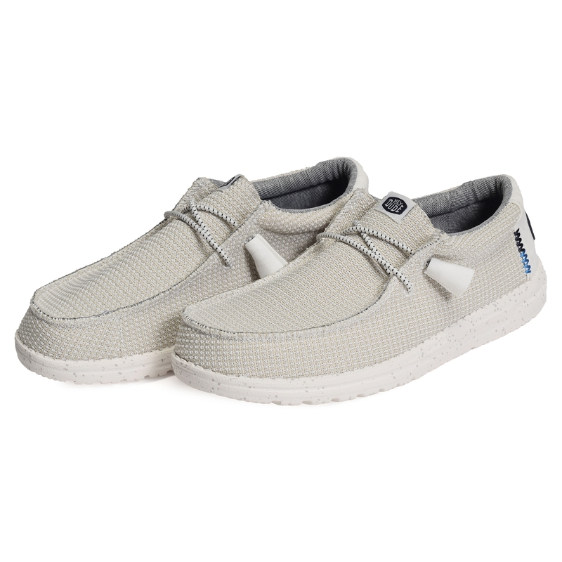 WALLY SPORT MESH Blanc, Chaussures basses HeyDude