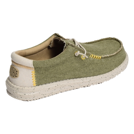 WALLY COASTLINE JUTE Olive, Chaussures basses HeyDude