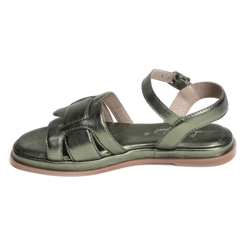 SH307 A Vert, Mules Atelier Tropézien