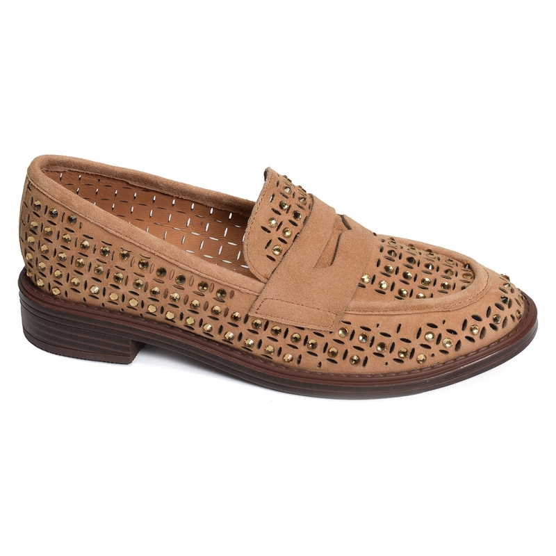 BARITO Beige Taupe, Mocassins Mam'zelle