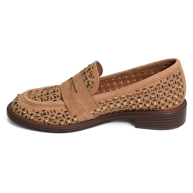 BARITO Beige Taupe, Mocassins Mam'zelle