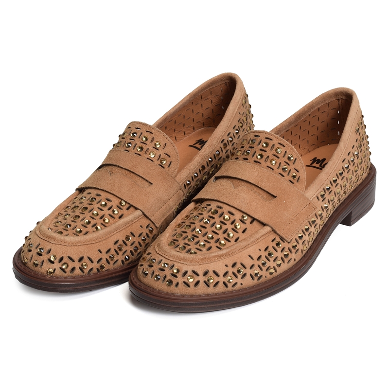 BARITO Beige Taupe, Mocassins Mam'zelle