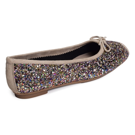 HARMONY GLITTER Multicolore, Ballerines Reqins