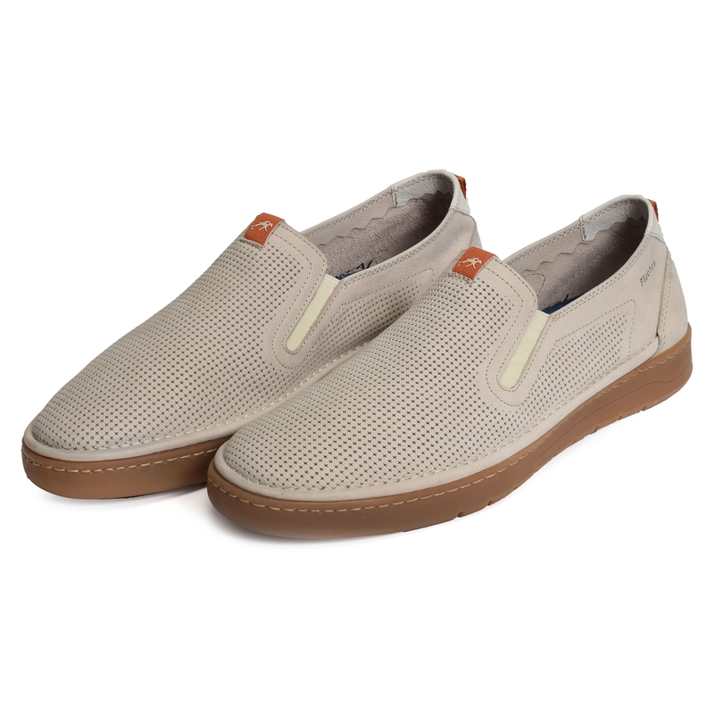 LEO F1946 Ecru, Slip-On Fluchos