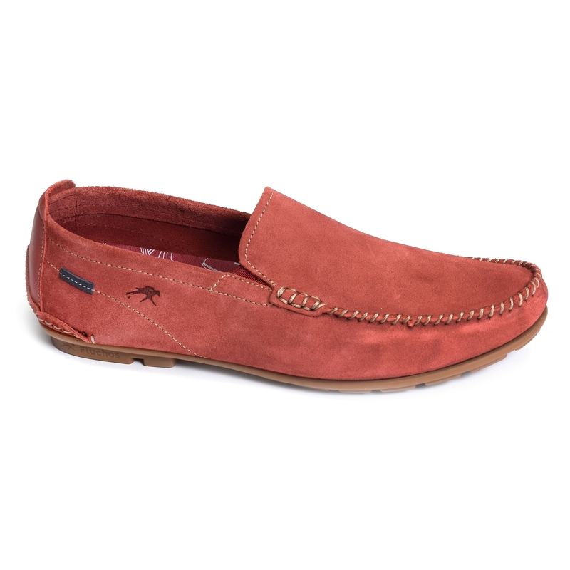 DORIAN F1091 Rouge, Mocassins Fluchos