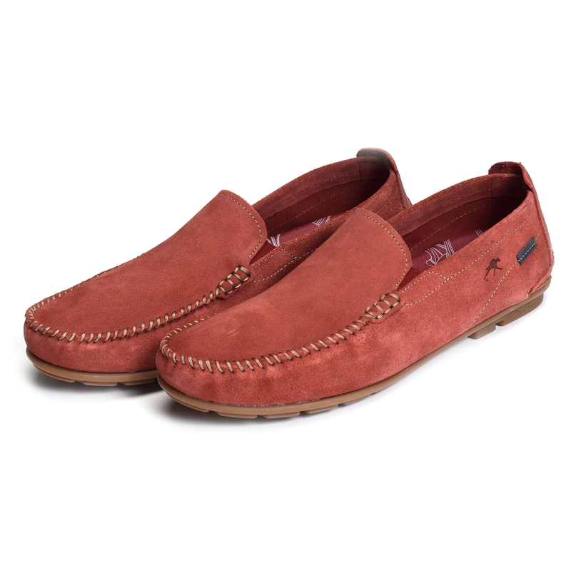 DORIAN F1091 Rouge, Mocassins Fluchos