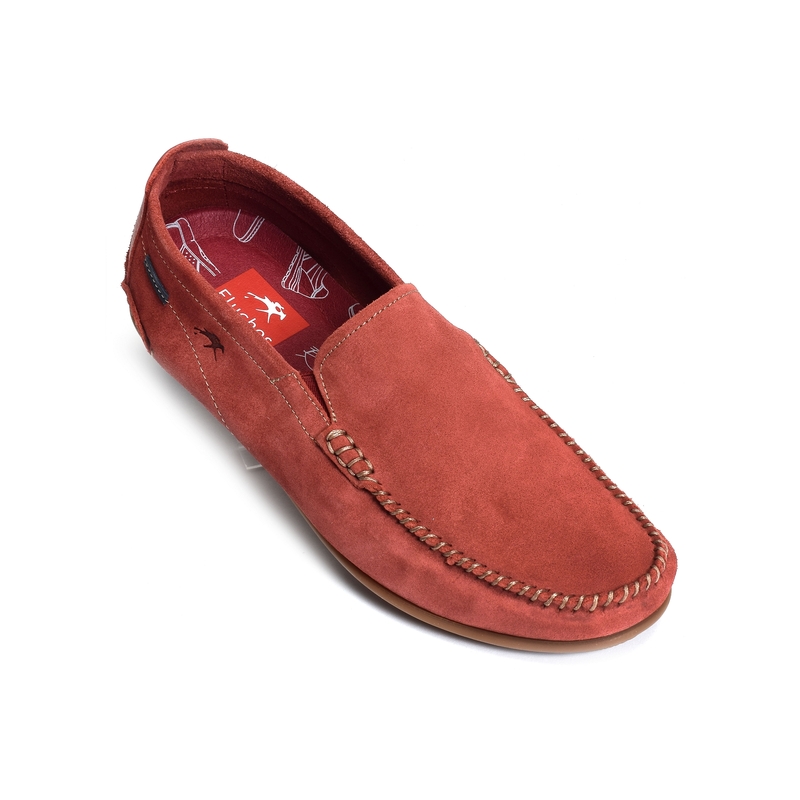 DORIAN F1091 Rouge, Mocassins Fluchos