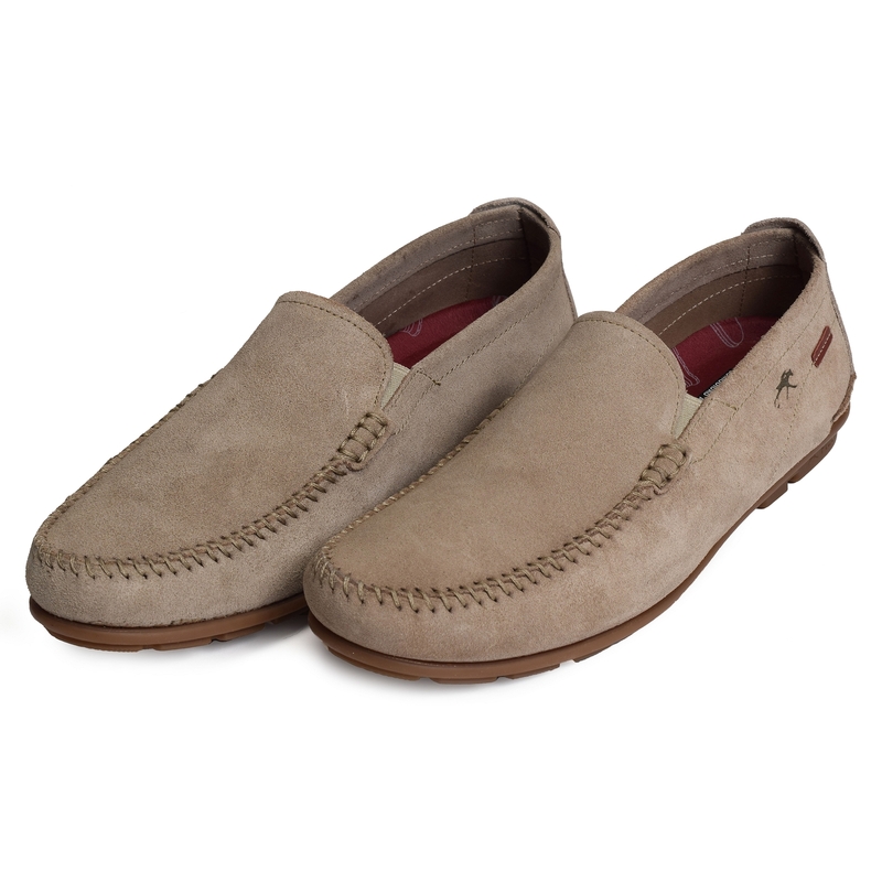 DORIAN F1091 Taupe, Mocassins Fluchos