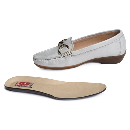 ADUNA F1920 Argent, Mocassins Fluchos