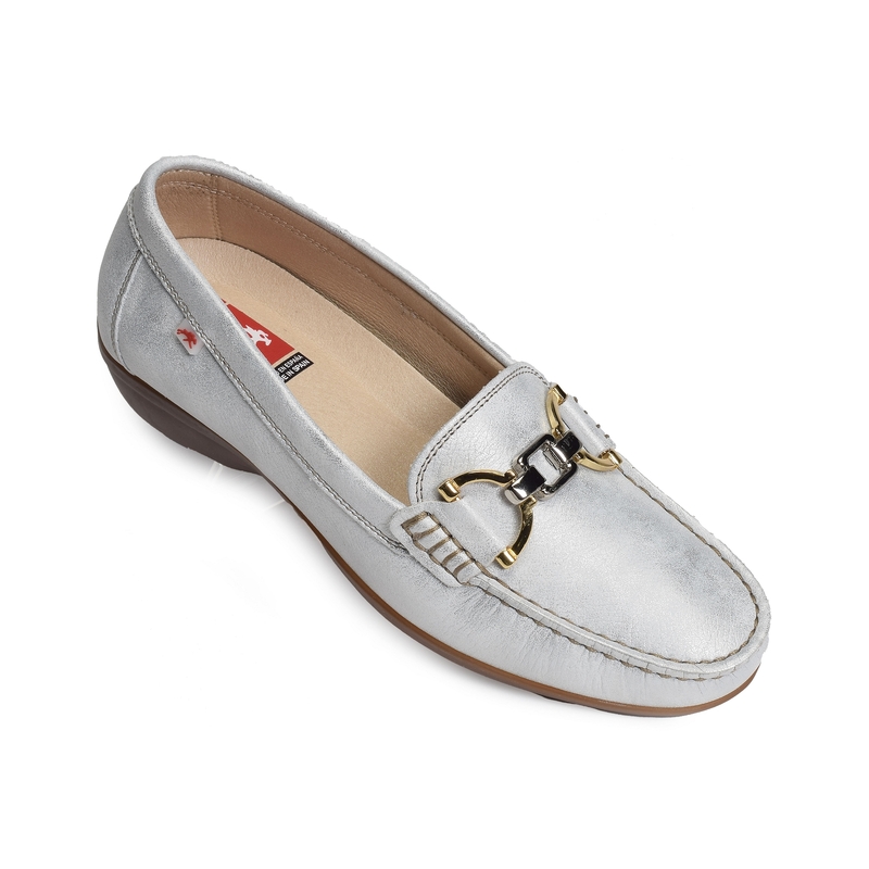 ADUNA F1920 Argent, Mocassins Fluchos