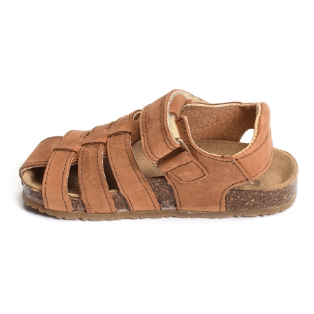 ETEL Cognac, Sandales plates & Nu-Pieds Bopy