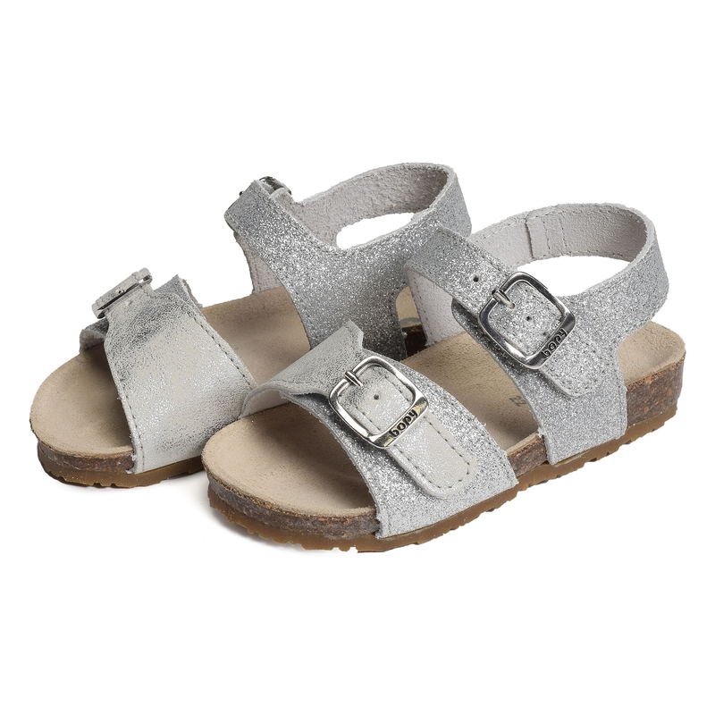 EFINA Argent, Sandales plates & Nu-Pieds Bopy