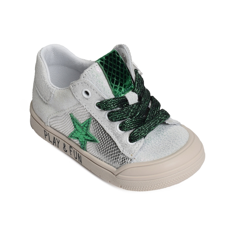 RELAXA Blanc Vert, Chaussures à Lacets Bopy