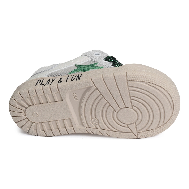 RELAXA Blanc Vert, Chaussures à Lacets Bopy