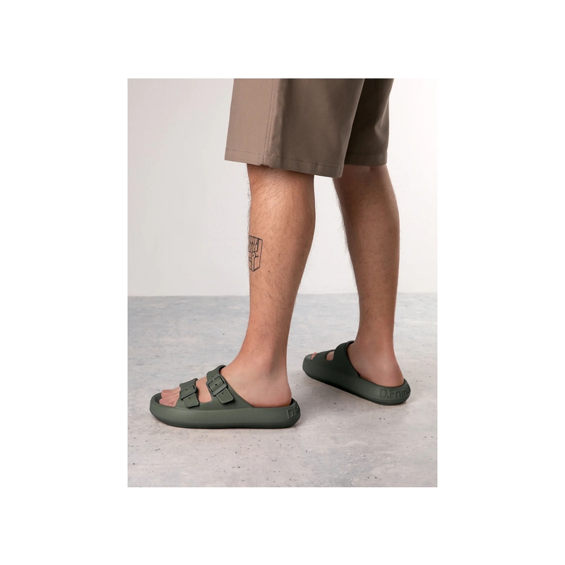 BLOOMER BIO Kaki, Claquettes D.Franklin