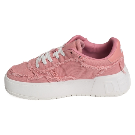 COURT FRAYED Rose, Sneakers basses D.Franklin