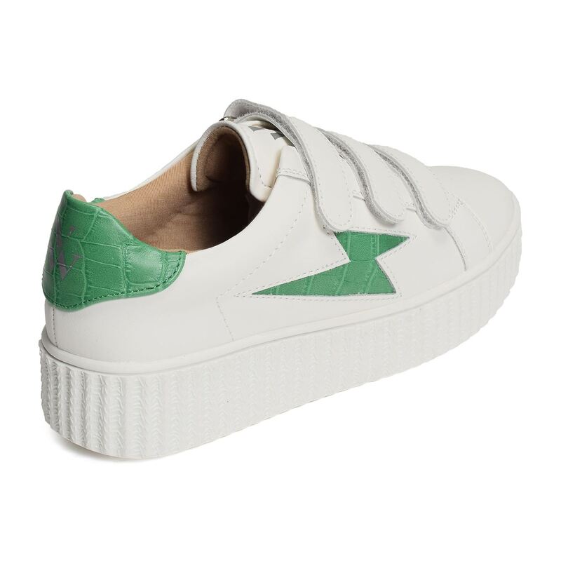 ELSA Blanc Vert, Sneakers basses Vanessa Wu