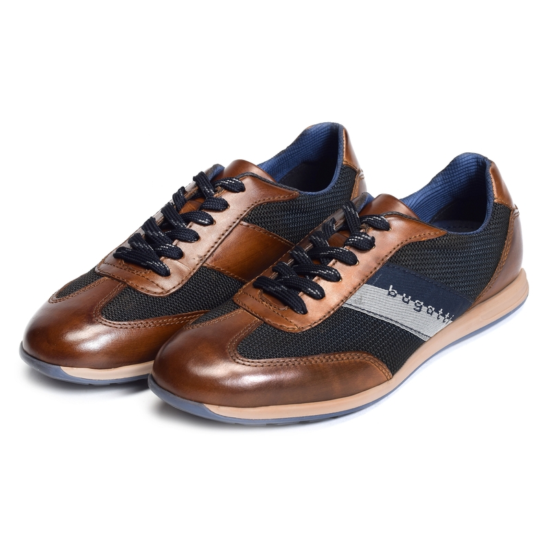 THORELLO A9Q05 Cognac Marine, Sneakers basses Bugatti