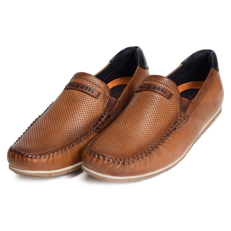 CHESLEY A2X6G Cognac, Mocassins Bugatti