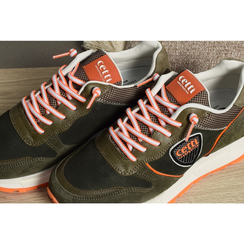 C1336 Kaki, Baskets running Cetti